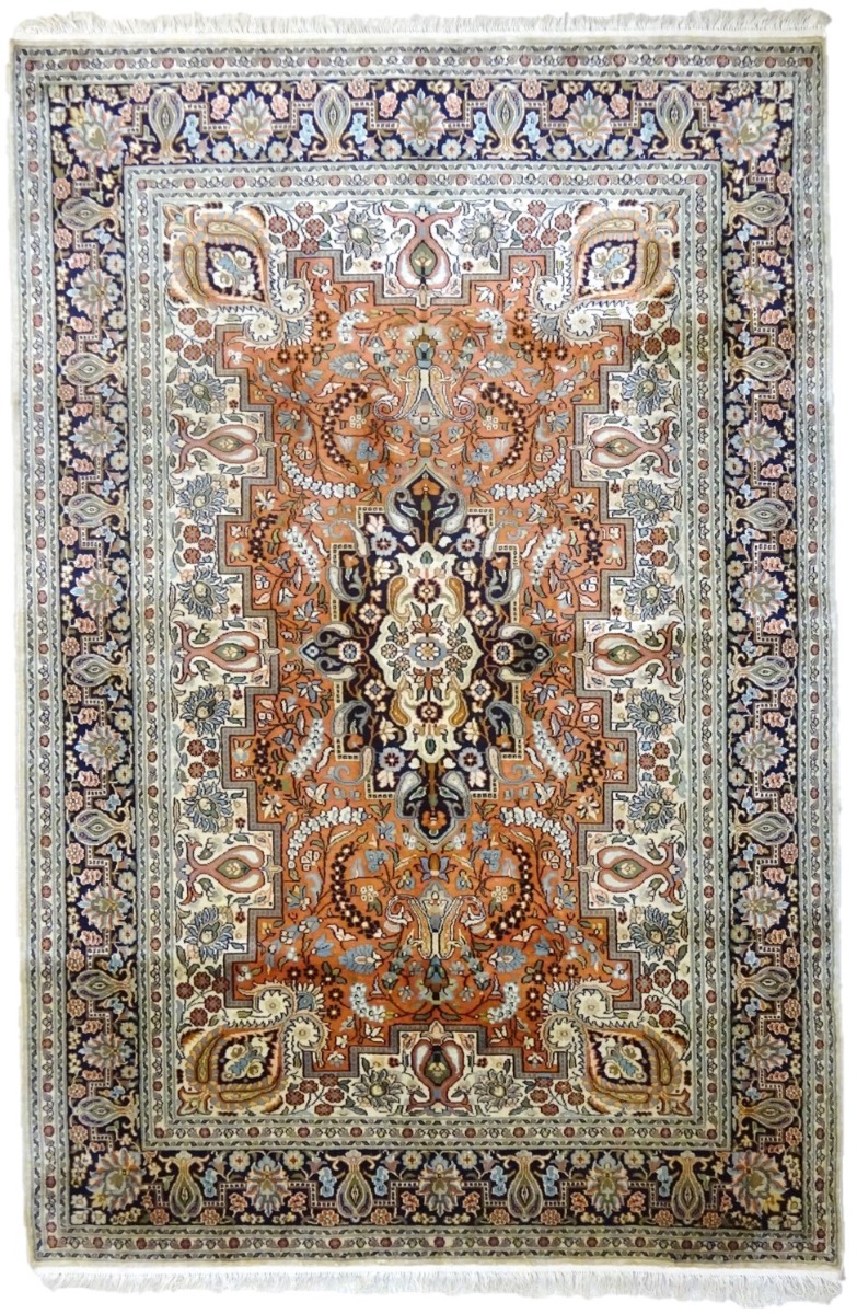 INDIAN SILK RUG 125*187 KASHMIR