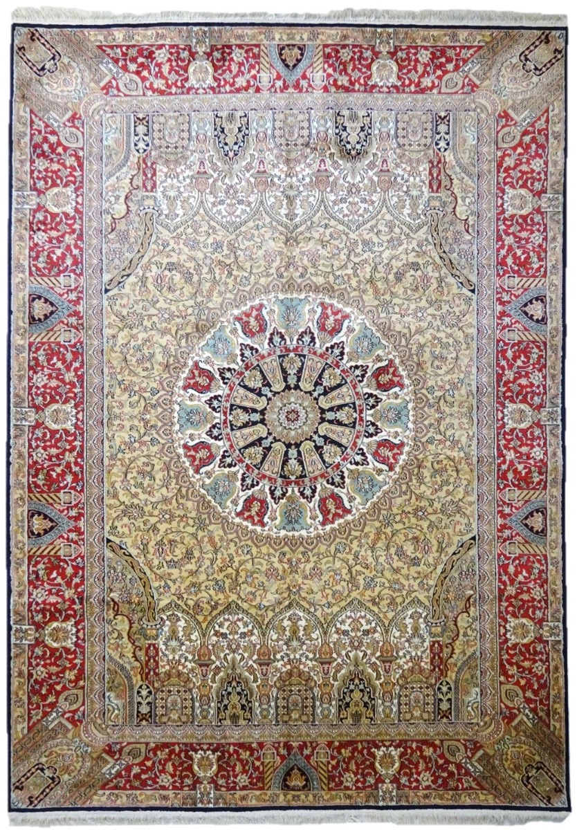 INDIAN SILK RUG 173*242 KASHMIR