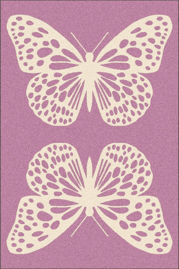 SOFT 160*230 BUTTERFLY PINK