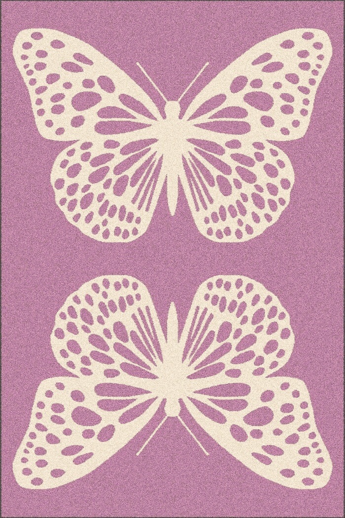 SOFT 160*230 BUTTERFLY PINK