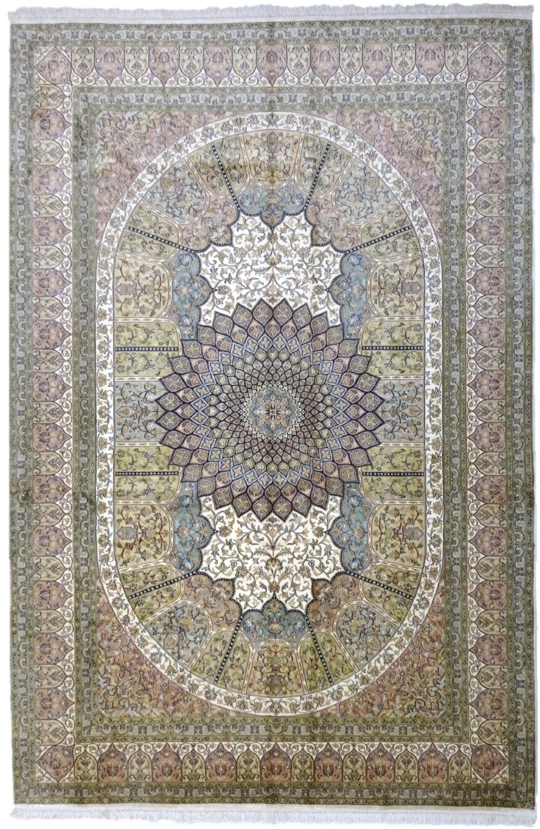 ИНДИЙСКИЙ ШЕЛКОВЫЙ КОВЕР 184*277 KASHMIR