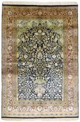 INDIAN SILK RUG 121*179 KASHMIR