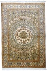 INDIAN SILK RUG 123*182 KASHMIR