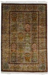 INDIAN SILK RUG 124*185 KASHMIR BAKHTIAR