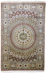 INDIAN SILK RUG 124*191 KASHMIR