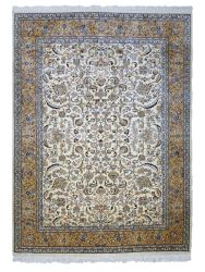  INDIAN SILK RUG 133*181 KASHMIR BEIGE