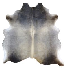 COWHIDE 195*195 DARK GREY-BEIGE