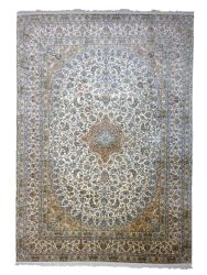 INDIAN SILK RUG 218*307 KASHMIR