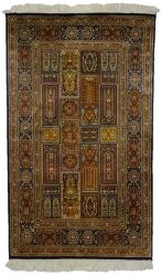 INDIAN SILK RUG 75*129 KASHMIR KHATIERAS