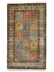 INDIAN SILK RUG 94*160 KASHMIR