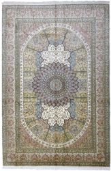 INDIAN SILK RUG 184*277 KASHMIR