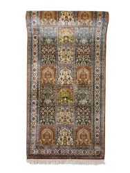 INDIAN SILK RUG 78*248 KASHMIR
