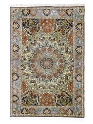 INDIAN SILK RUG 123*187 KASHMIR