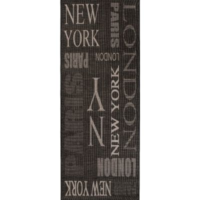 RUNNER FLOORLUX 224 BLACK/SILVER