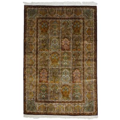 INDIAN SILK RUG 124*185 KASHMIR BAKHTIAR