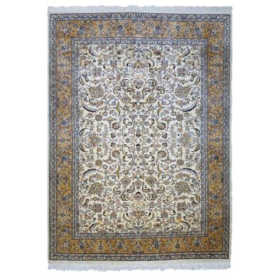  INDIAN SILK RUG 133*181 KASHMIR BEIGE