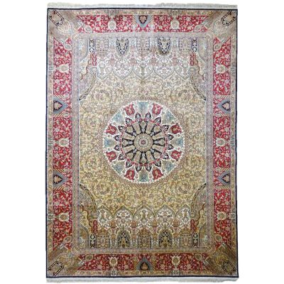 INDIAN SILK RUG 173*242 KASHMIR