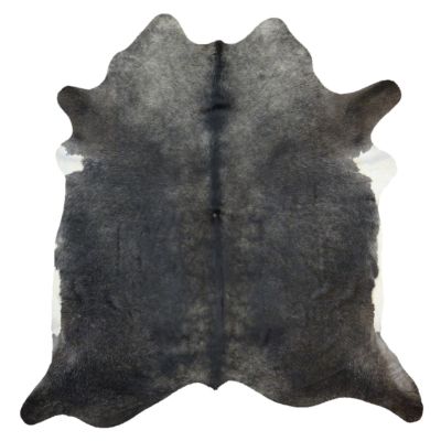 COWHIDE 185*200 DARK GREY