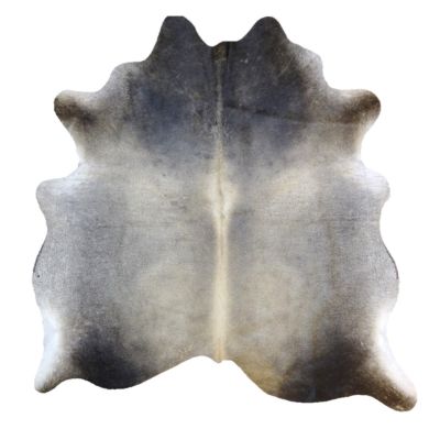 COWHIDE 195*195 DARK GREY-BEIGE