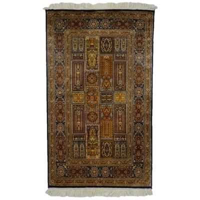 INDIAN SILK RUG 75*129 KASHMIR KHATIERAS