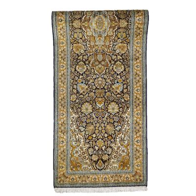 INDIAN SILK RUG 79*279 KASHMIR