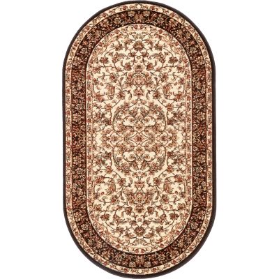 STANDARD 100*180 HERMIONA CREAM OVAL