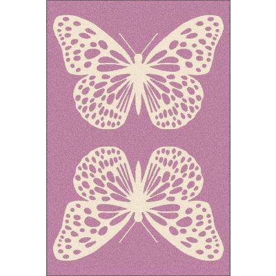 SOFT 160*230 BUTTERFLY PINK