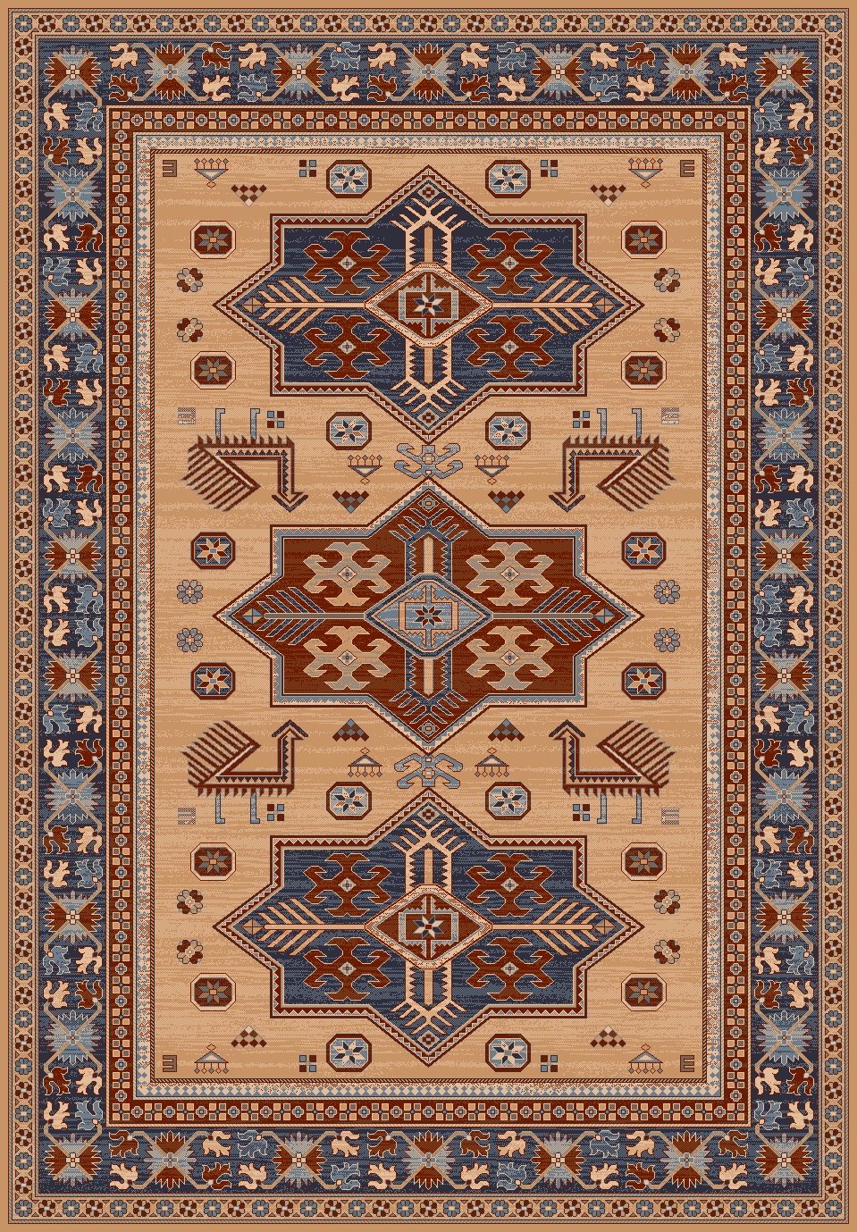 KASHMIR 120*170 22831 BERBER