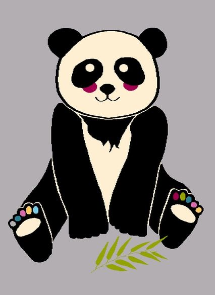 FUNKY 200*280 PANDA GREY